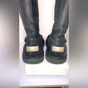 Kensington UGG black winter snow boots biker Sherpa punk goth classic boot 10M